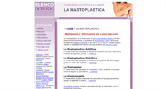 Desktop Screenshot of mastoplastica.trattamenti-laser.com
